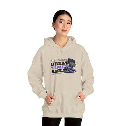 Great Times Ahead Hoodie — Positive Vintage Portrait Pullover