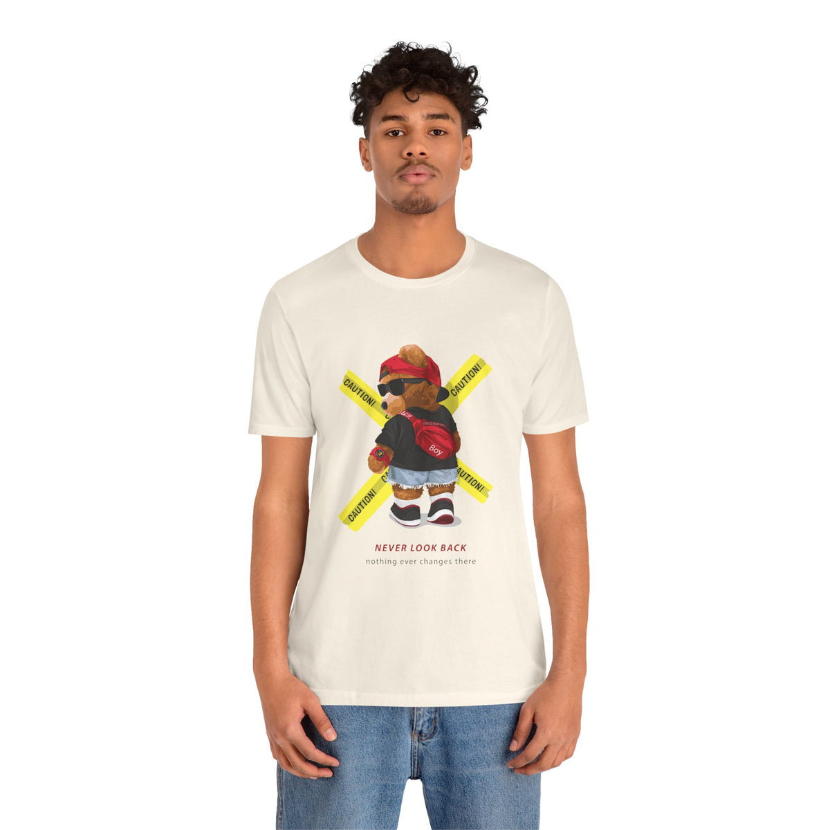 Teddy Bear 'Never Look Back' Graphic Tee