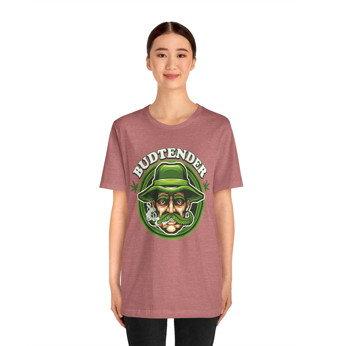 Budtender Graphic Tee – Retro Smoking Stoner Design