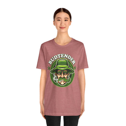 Budtender Graphic Tee – Retro Smoking Stoner Design
