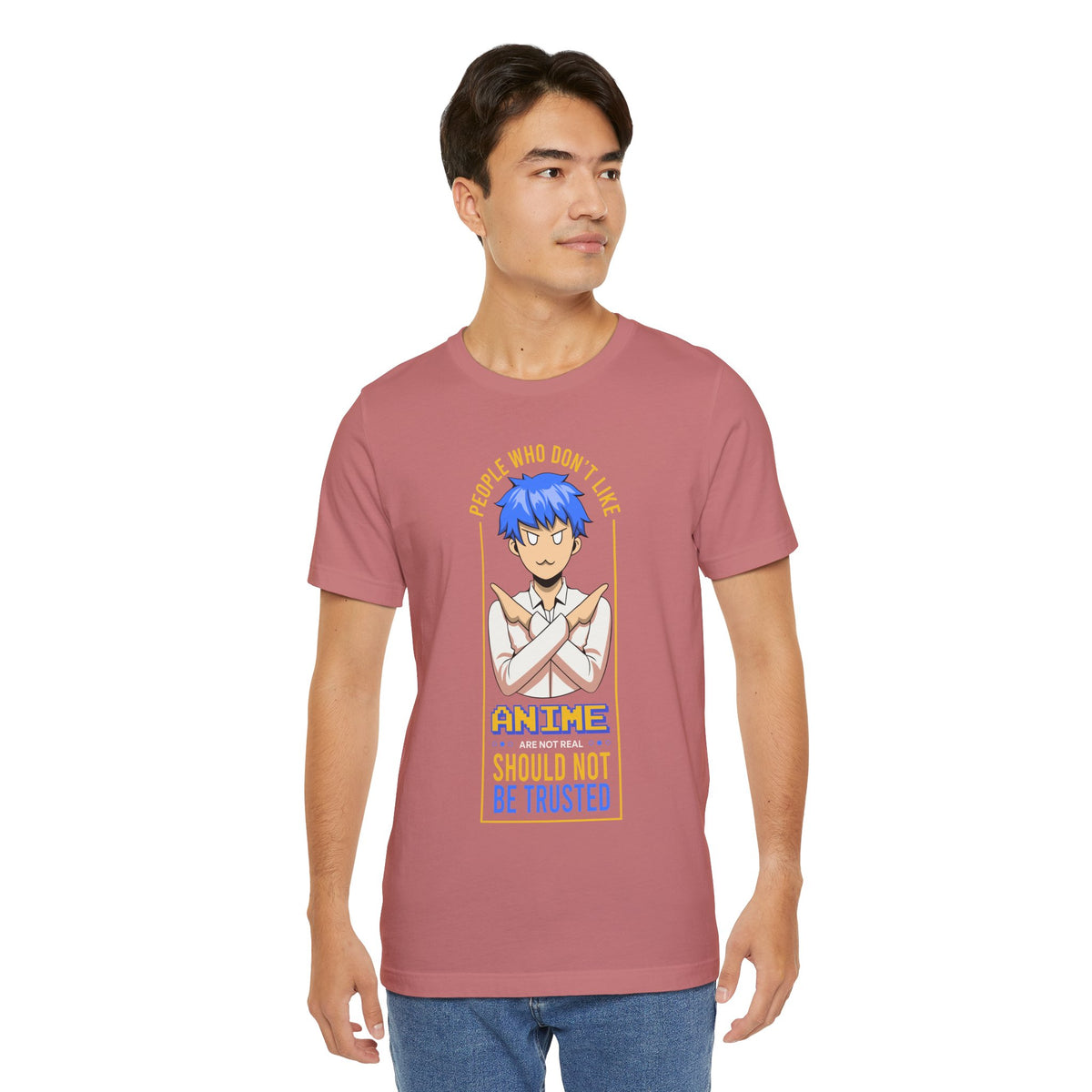 Anime Skeptic T‑Shirt — "People Who Don’t Like Anime Should Not Be Trusted" Graphic Tee