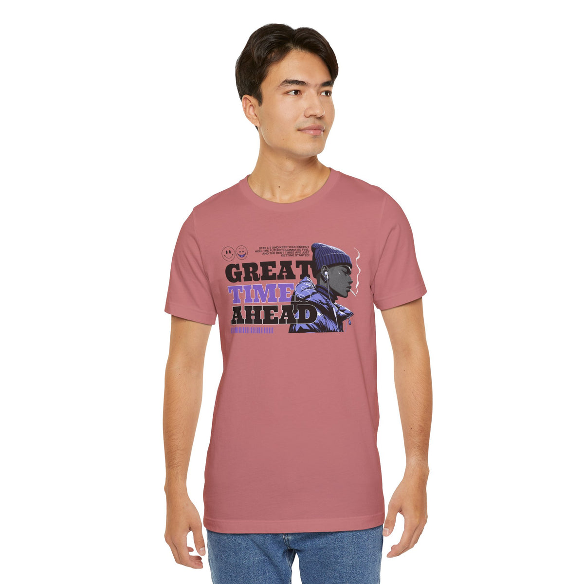 Great Times Ahead Graphic Tee — Motivational Streetwear T‑Shirt