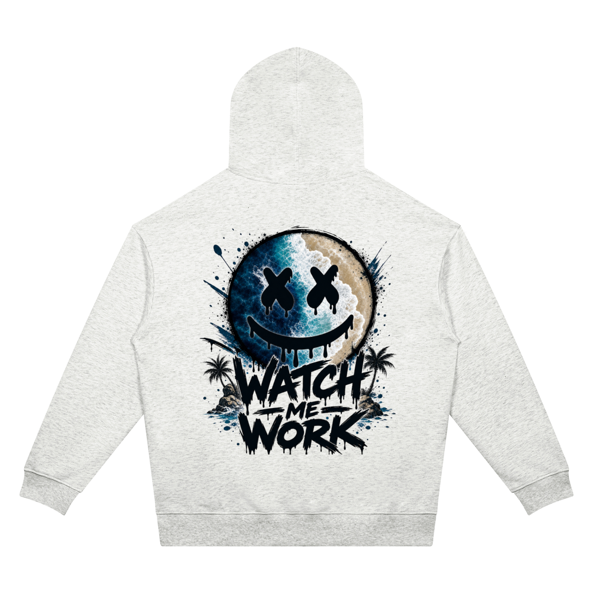 Watch Me Work Two-Sided Graphic Hoodie