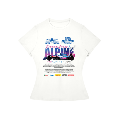Alpine Formula F1 Racing Women’s Slim-Fit Tee