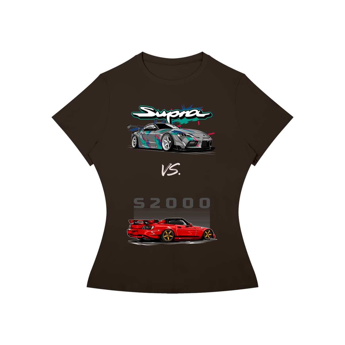 Supra vs S2000 Women’s Slim-Fit Graphic Tee
