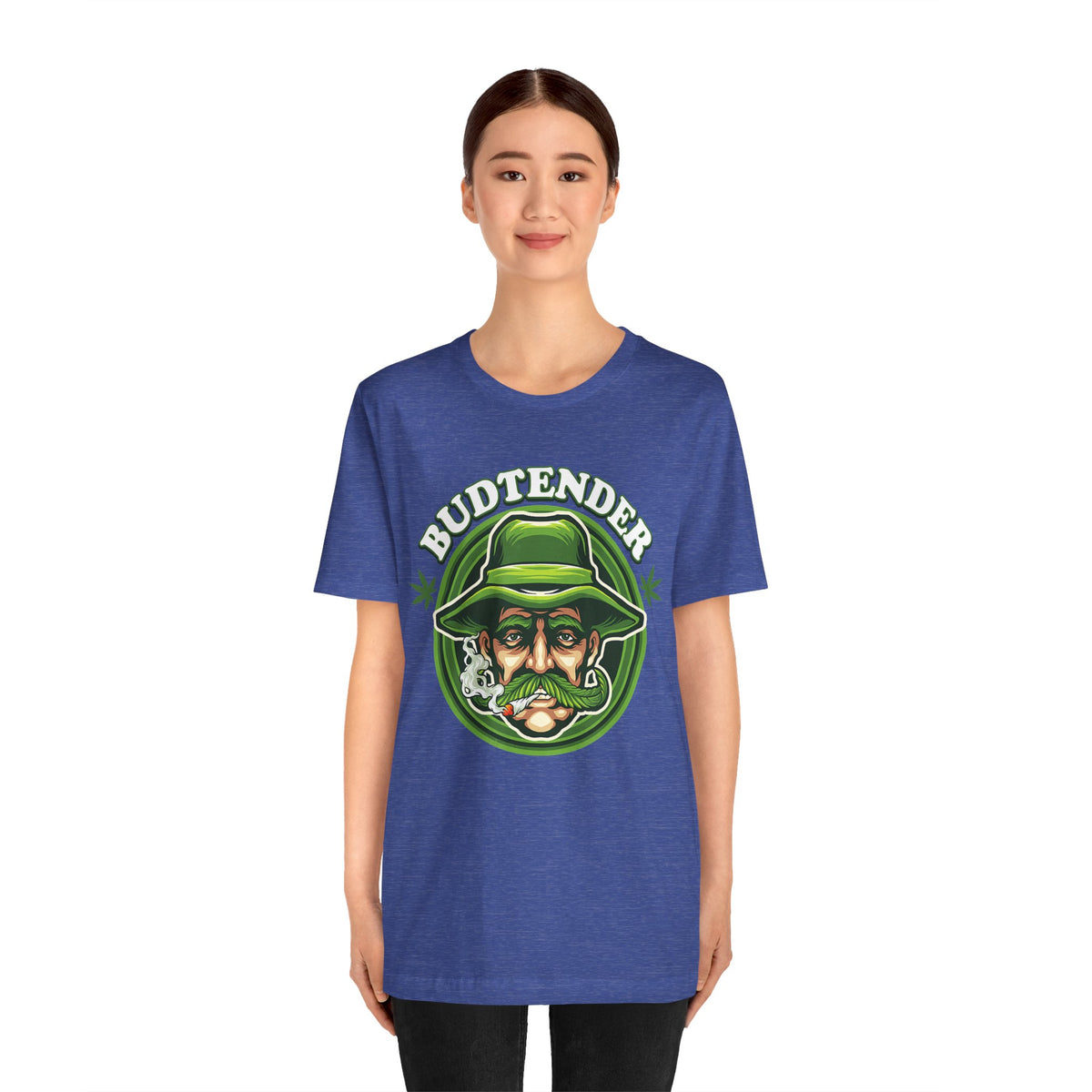 Budtender Graphic Tee – Retro Smoking Stoner Design