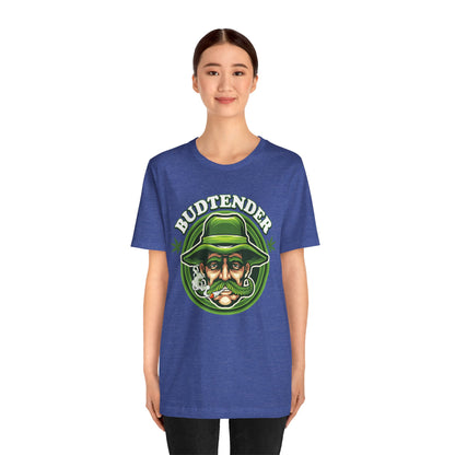 Budtender Graphic Tee – Retro Smoking Stoner Design