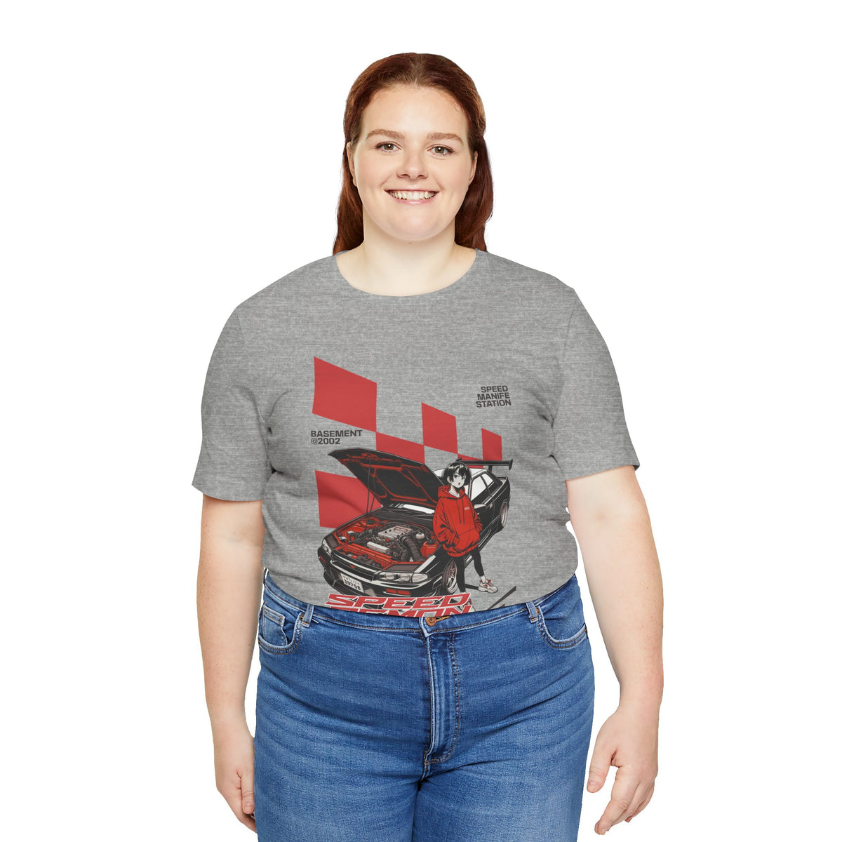 JDM Demon Street Racing T‑Shirt — Retro Car Anime Graphic Tee