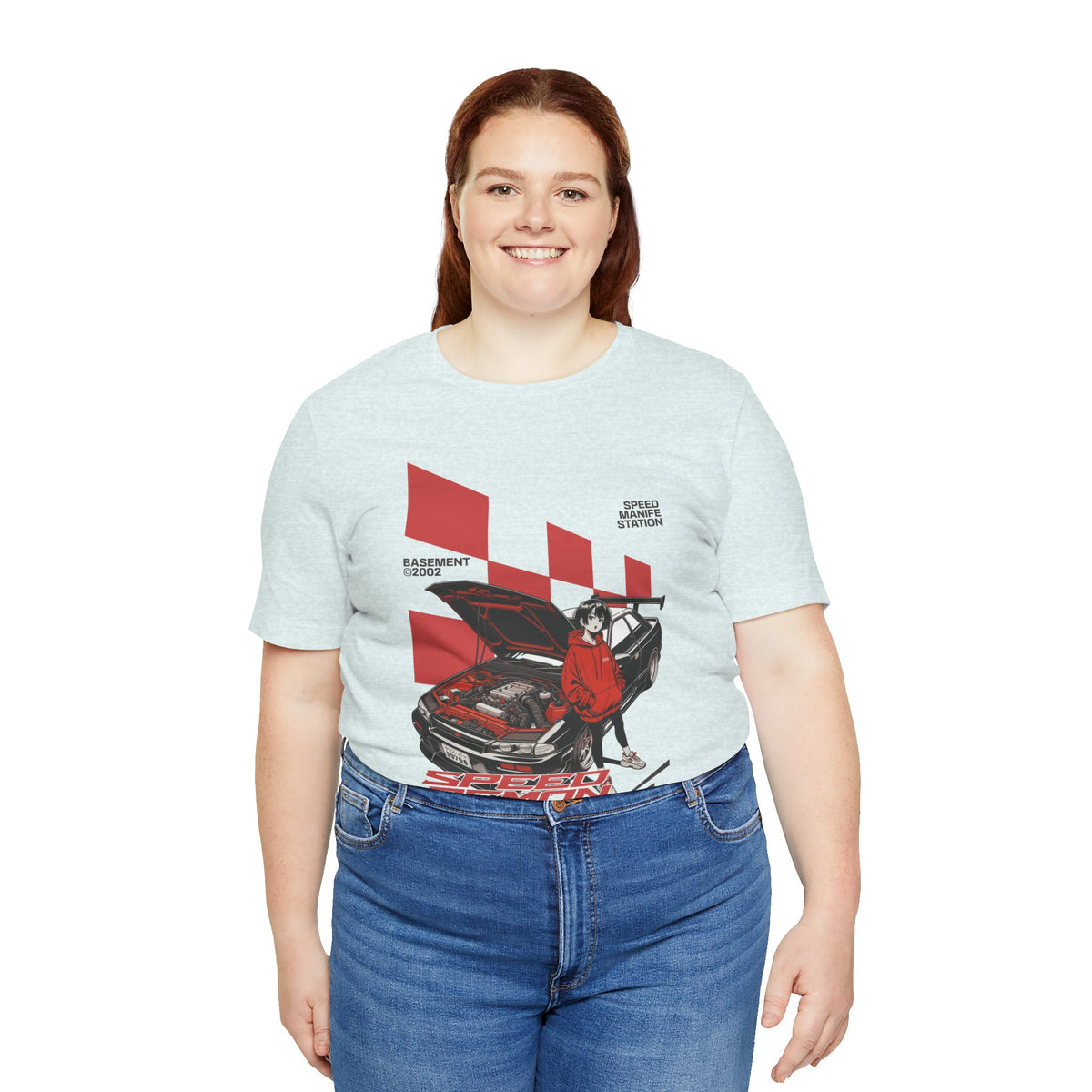 JDM Demon Street Racing T‑Shirt — Retro Car Anime Graphic Tee