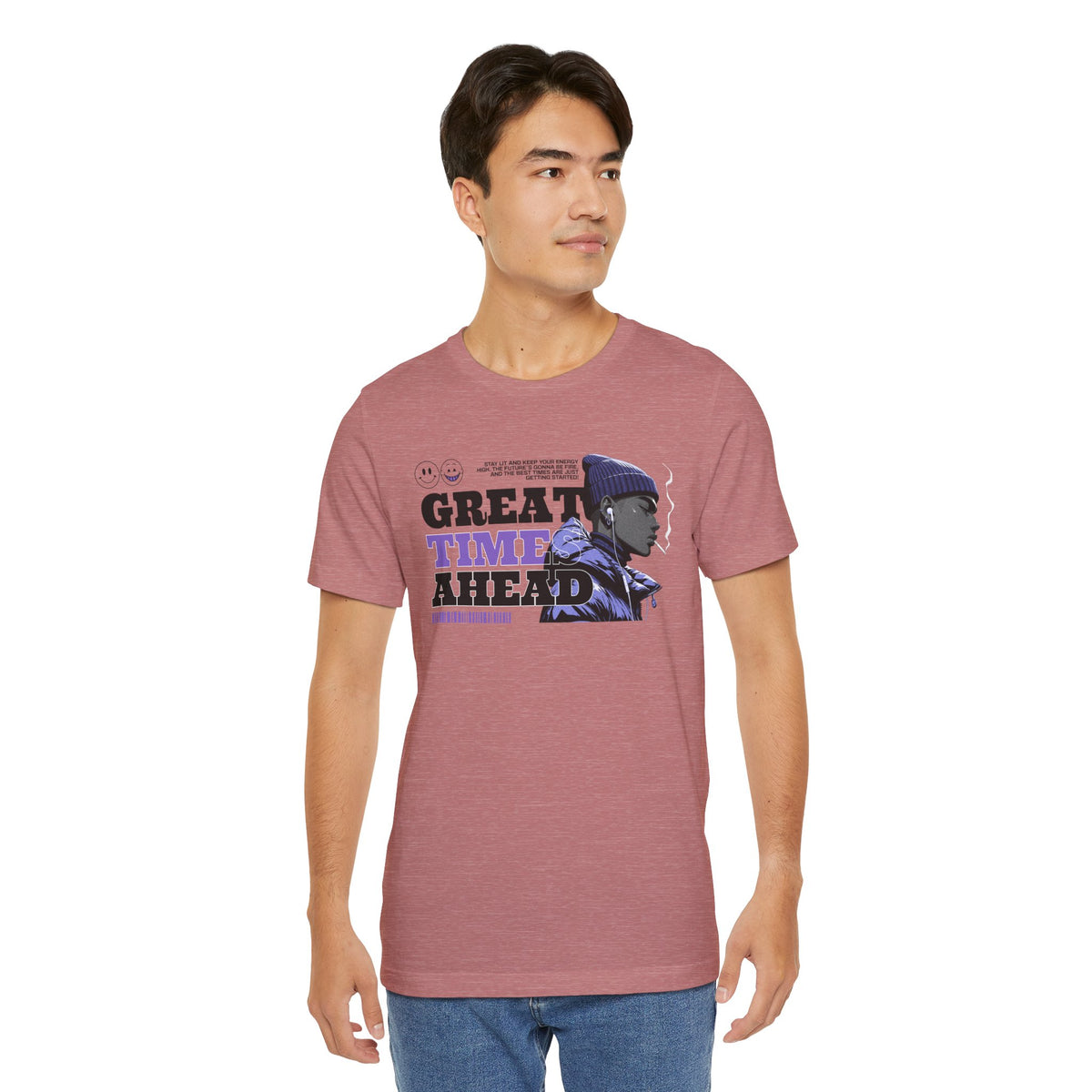 Great Times Ahead Graphic Tee — Motivational Streetwear T‑Shirt