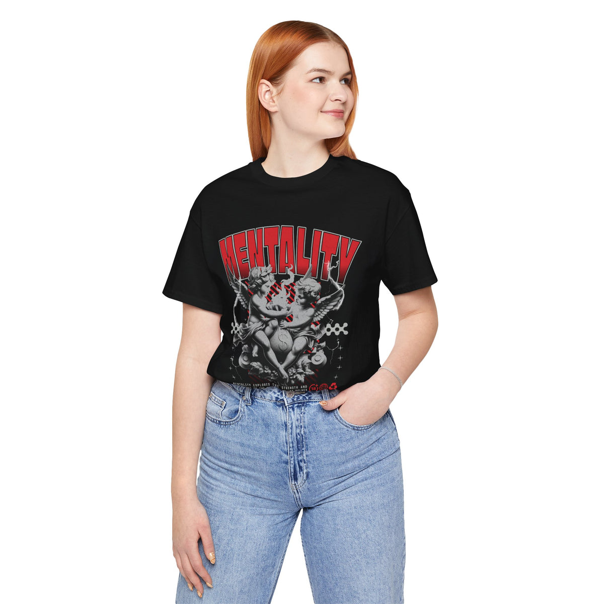 Mentality Graphic Tee — Vintage Cherub Skate Art Shirt