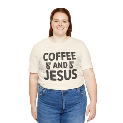 Coffee and Jesus T-Shirt — Christian Faith Graphic Tee