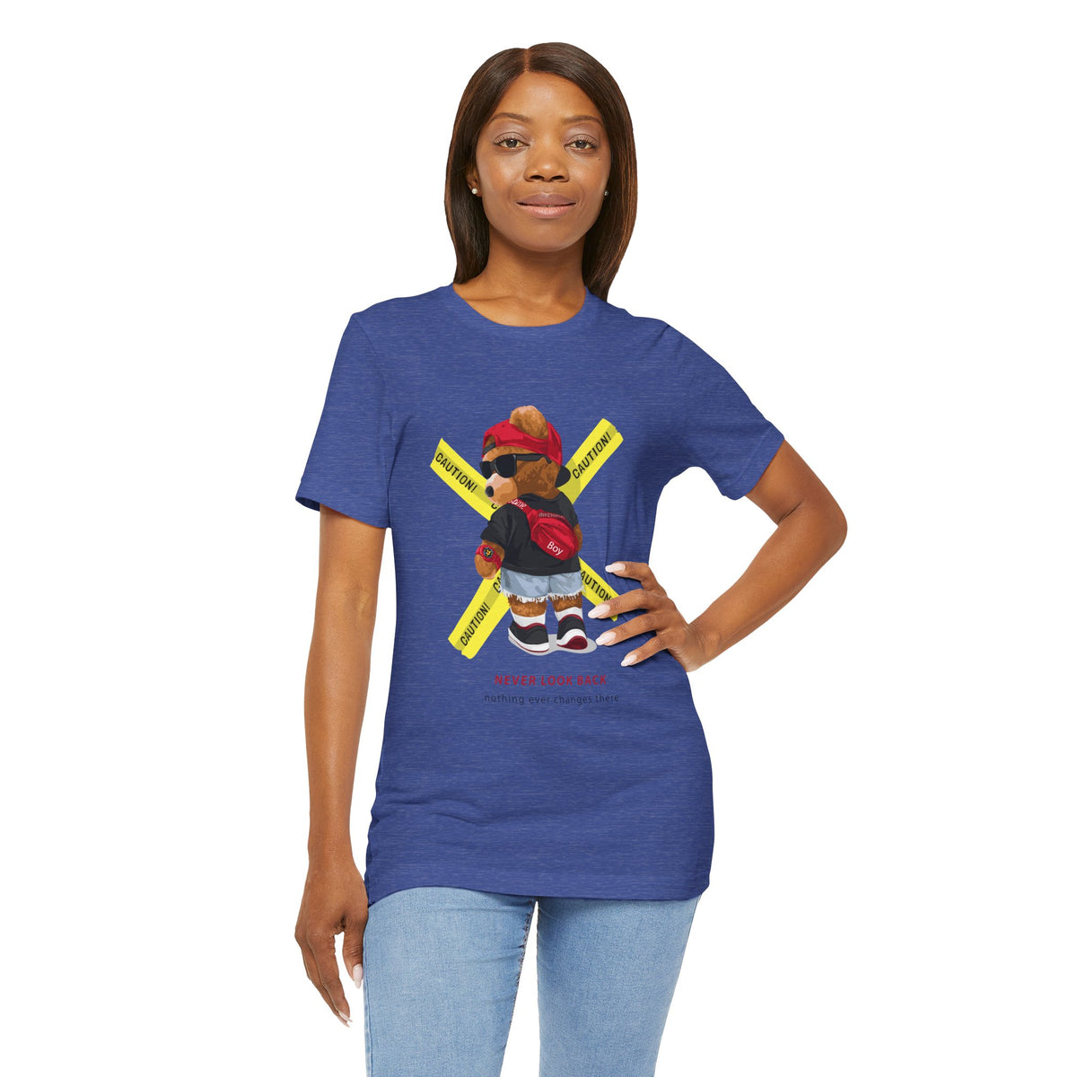 Teddy Bear 'Never Look Back' Graphic Tee