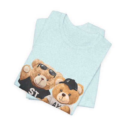 Teddy Bears "Stay Together" Graphic Tee — Cute Couple/Friendship Shirt