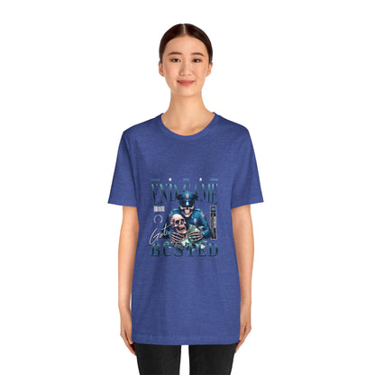 Endgame Got Busted Tee — Police Skull Graphic T-Shirt