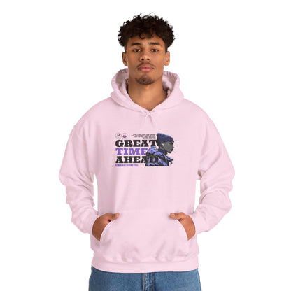 Great Times Ahead Hoodie — Positive Vintage Portrait Pullover