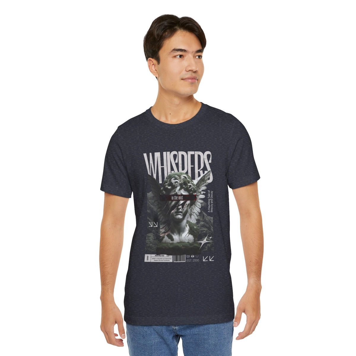 Whispers Angel Tee — Vintage Cherub Graphic T-Shirt