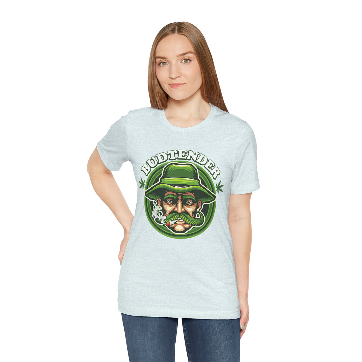 Budtender Graphic Tee – Retro Smoking Stoner Design