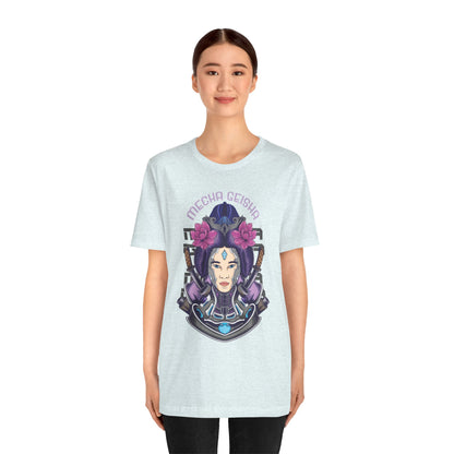 Mecha Geisha T-Shirt — Futuristic Asian-Inspired Graphic Tee