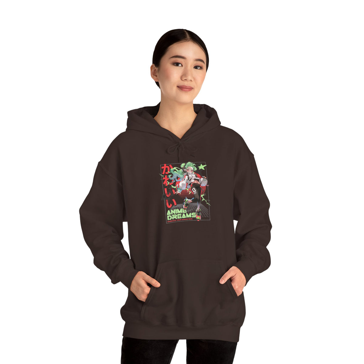 Anime Kawaii Character Hoodie – Cute Japanese Graphic Pullover