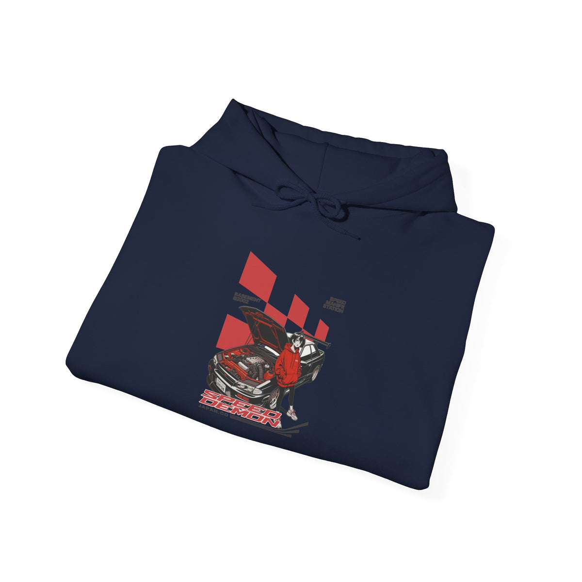 Racing Motorcycle Hoodie – Red Sport Bike Graphic Sweatshirt