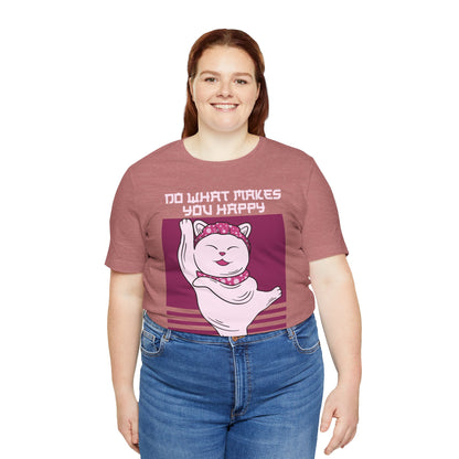 Do What Makes You Happy Cat Tee
