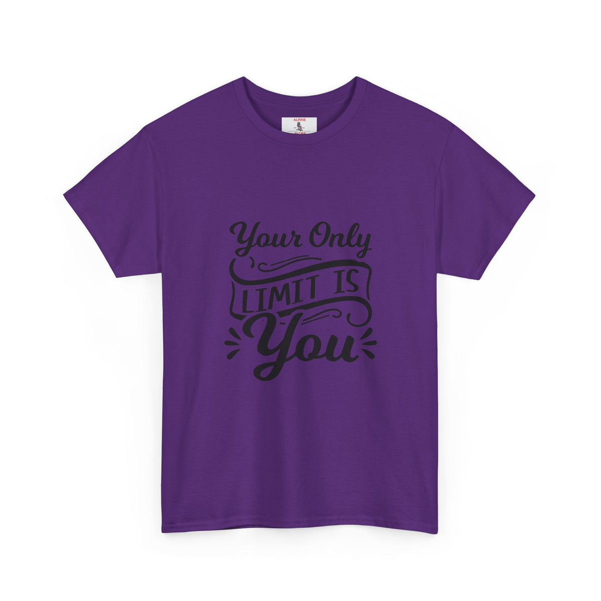 Motivational Tee — "Your Only Limit Is You / You Only Fail When You Stop Trying" Inspirational Shirt