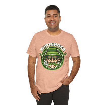 Budtender Graphic Tee – Retro Smoking Stoner Design