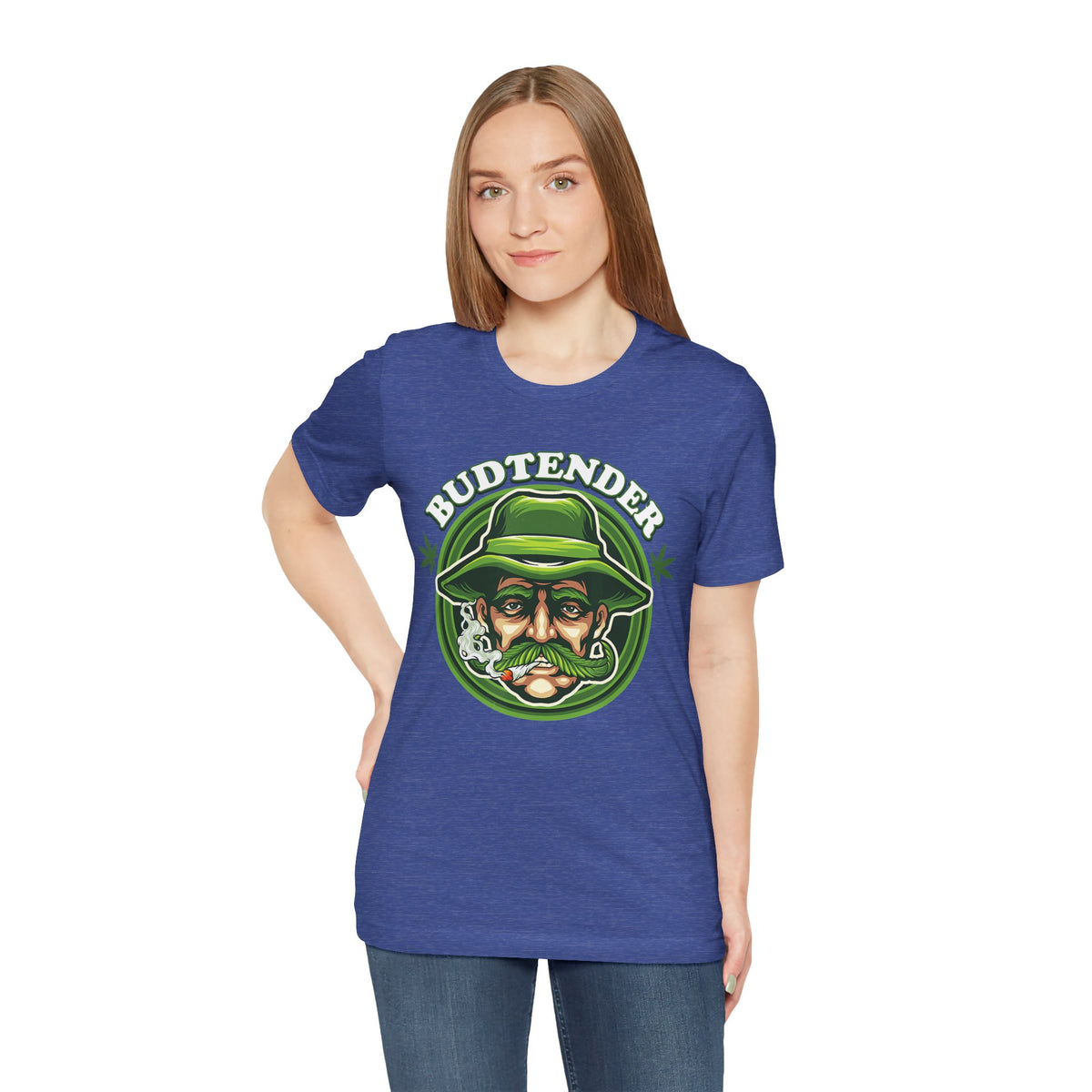 Budtender Graphic Tee – Retro Smoking Stoner Design