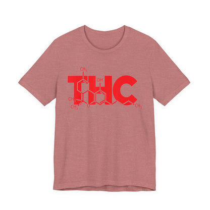 THC Molecule T-Shirt — Chemistry Graphic Cannabis Tee