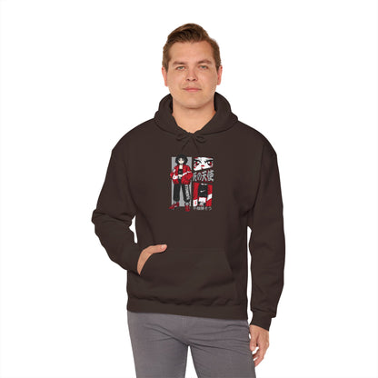 Anime Streetwear Red-Jacket Angel Hooded Sweatshirt