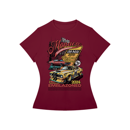 Monaco Muscle Car Championship Women’s Slim-Fit Tee