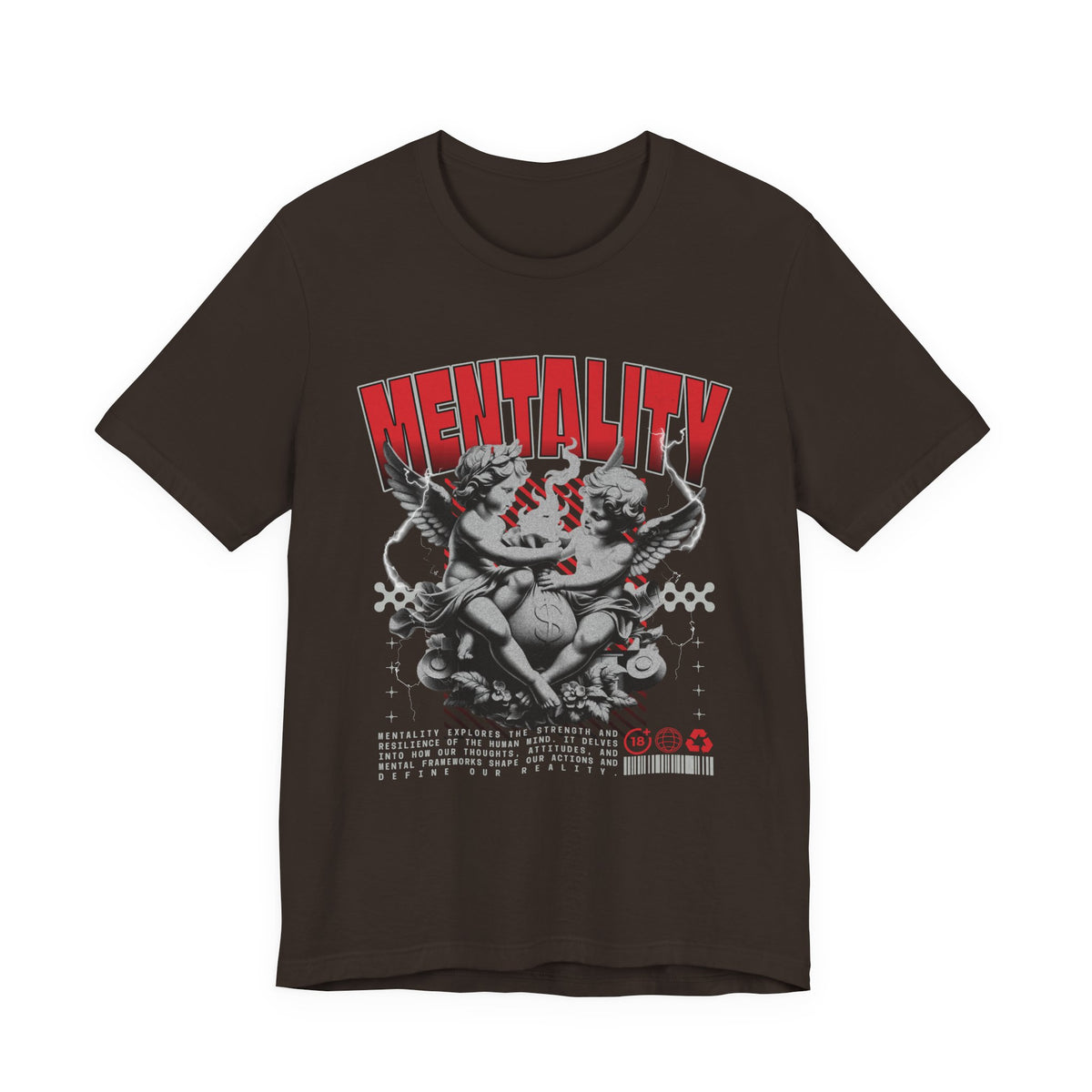 Mentality Graphic Tee — Vintage Cherub Skate Art Shirt