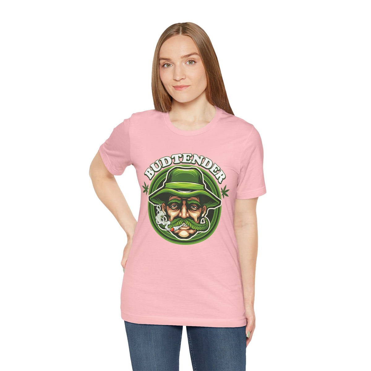 Budtender Graphic Tee – Retro Smoking Stoner Design