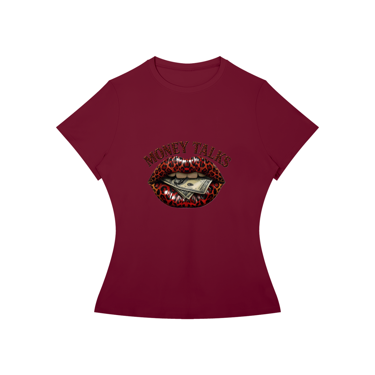 Money Talks Lips Women’s Statement Graphic Tee