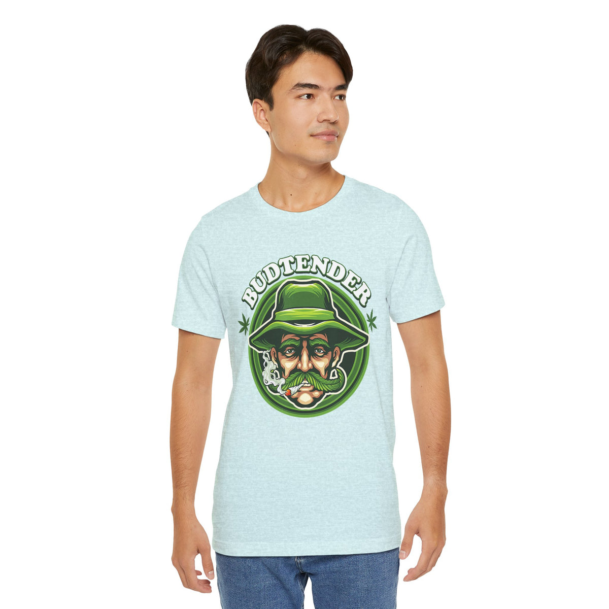 Budtender Graphic Tee – Retro Smoking Stoner Design