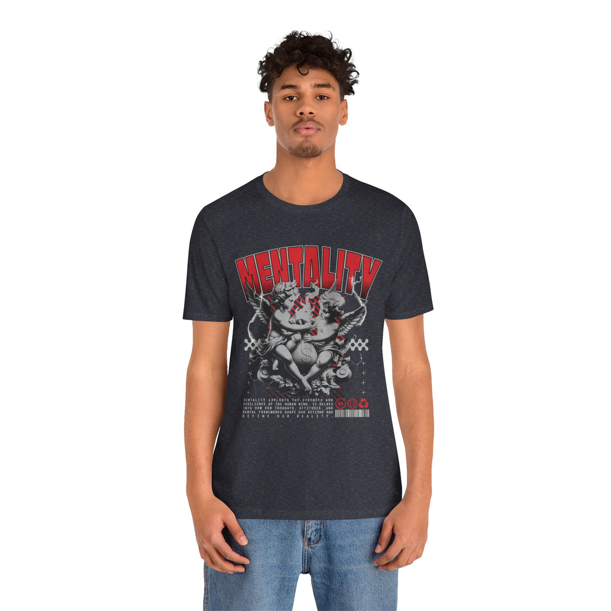 Mentality Graphic Tee — Vintage Cherub Skate Art Shirt
