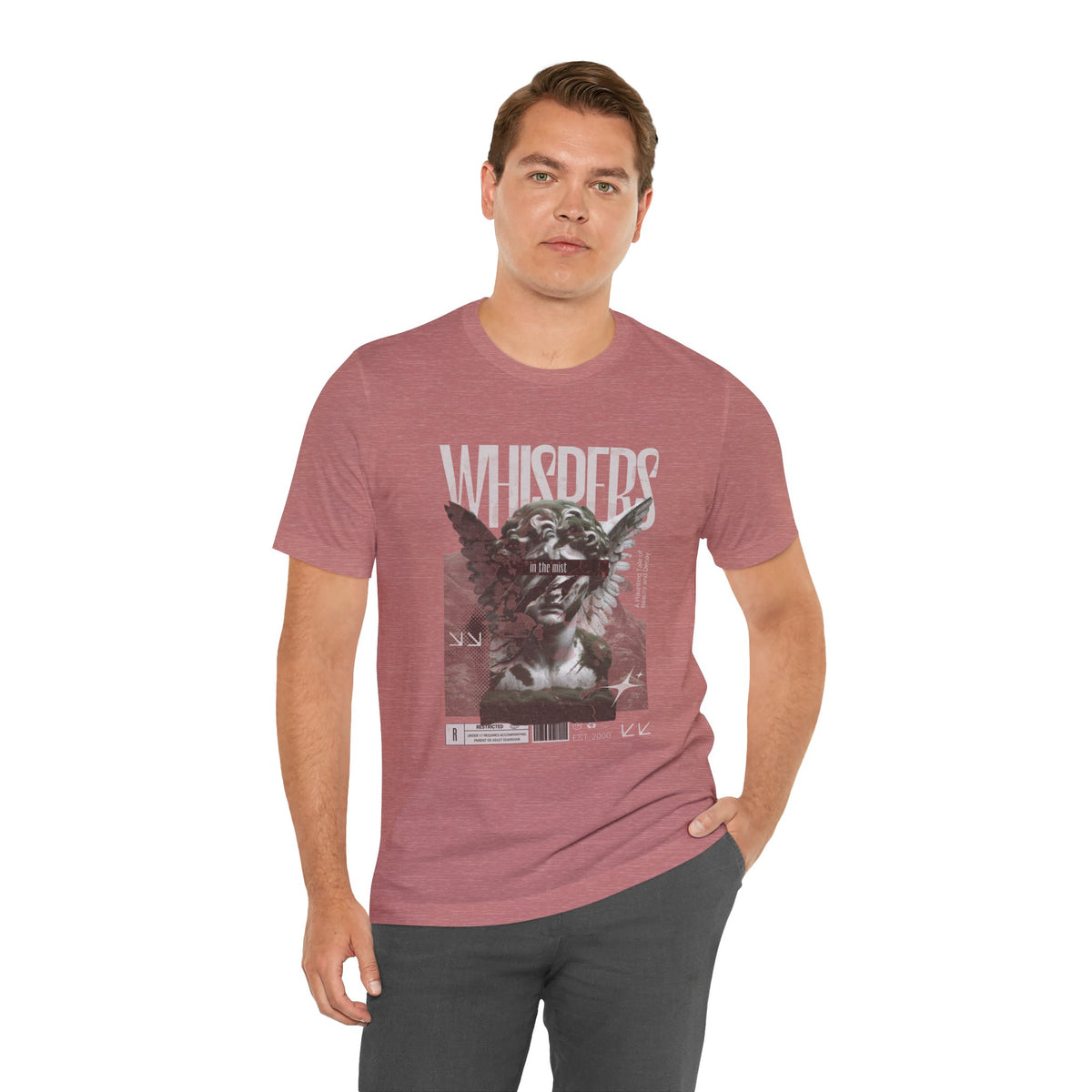 Whispers Angel Tee — Vintage Cherub Graphic T-Shirt