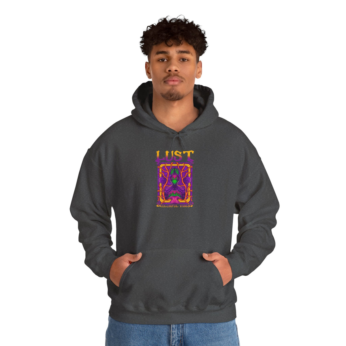 Lust Tarot Hoodie — Psychedelic Arcana Graphic Pullover