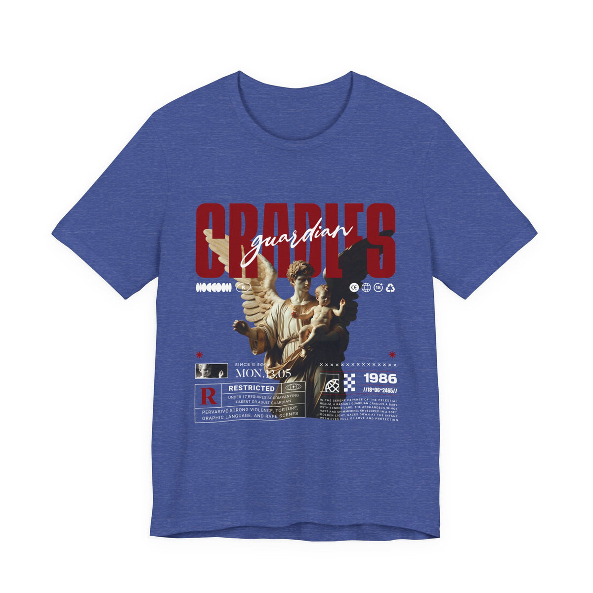 Guardian Angels Graphic Tee — 'Bodies' Vintage Statue Streetwear Shirt