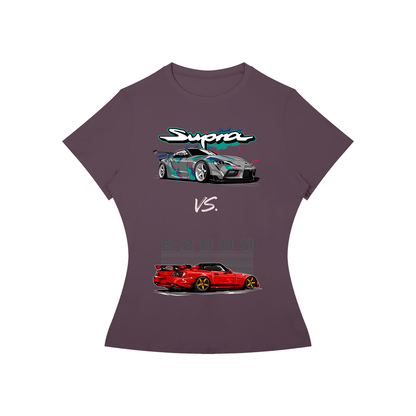 Supra vs S2000 Women’s Slim-Fit Graphic Tee