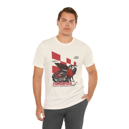 JDM Demon Street Racing T‑Shirt — Retro Car Anime Graphic Tee