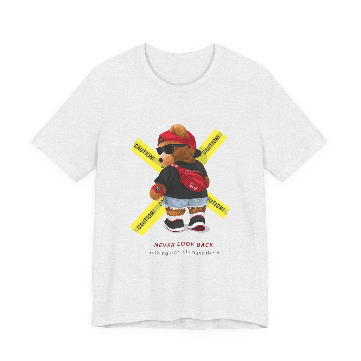Teddy Bear 'Never Look Back' Graphic Tee