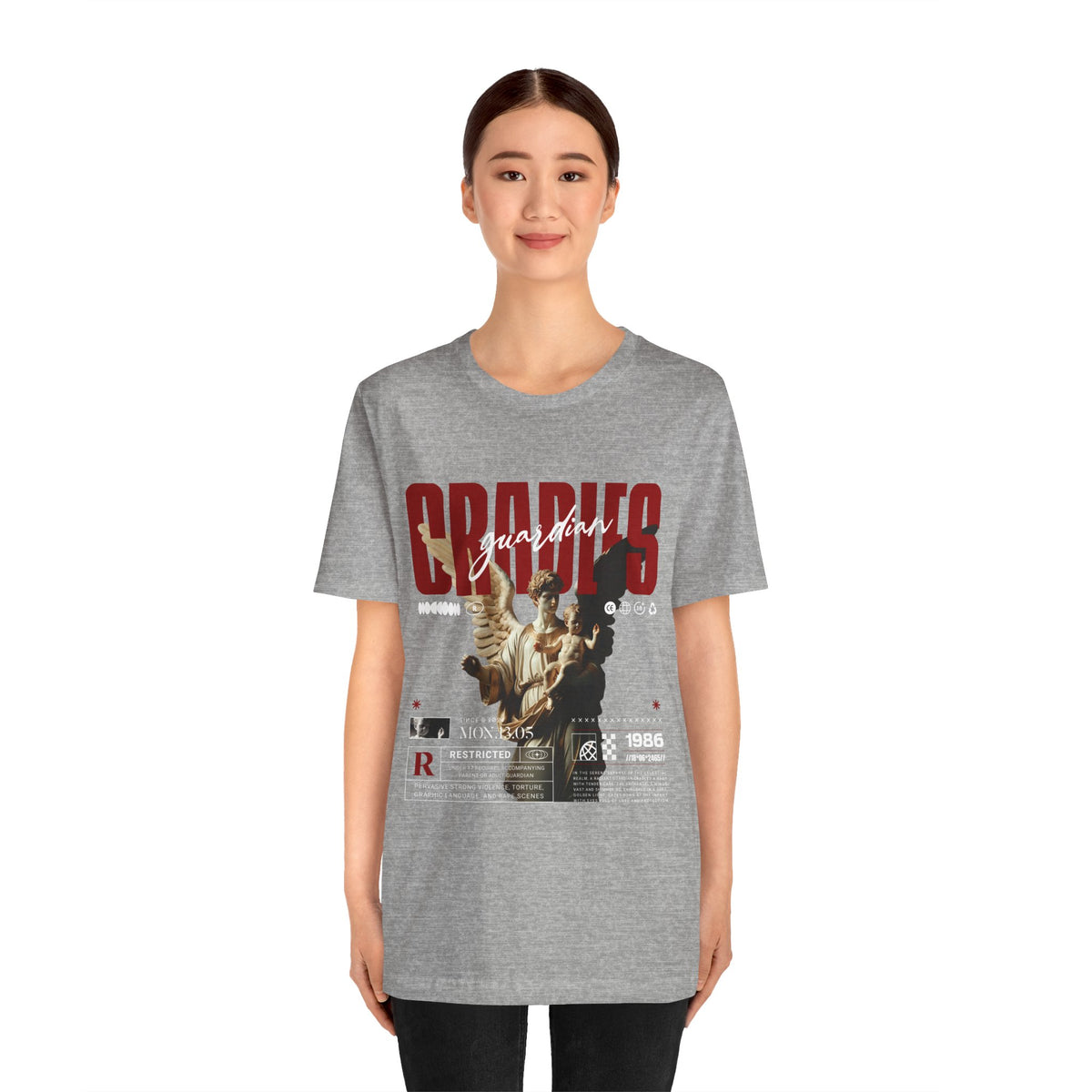 Guardian Angels Graphic Tee — 'Bodies' Vintage Statue Streetwear Shirt