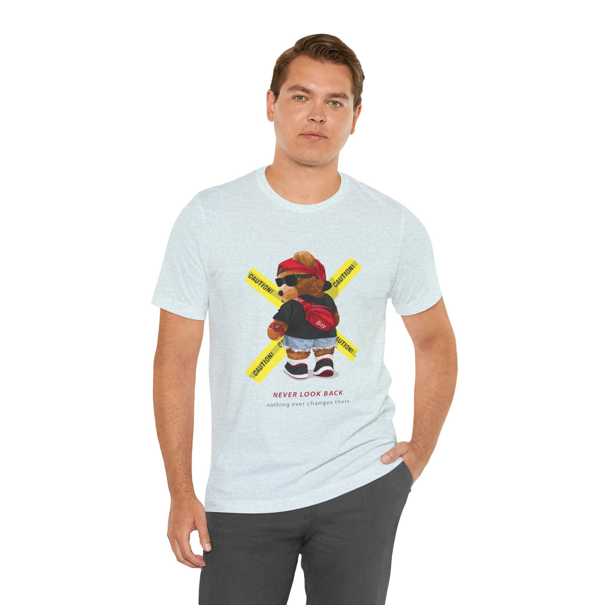 Teddy Bear 'Never Look Back' Graphic Tee