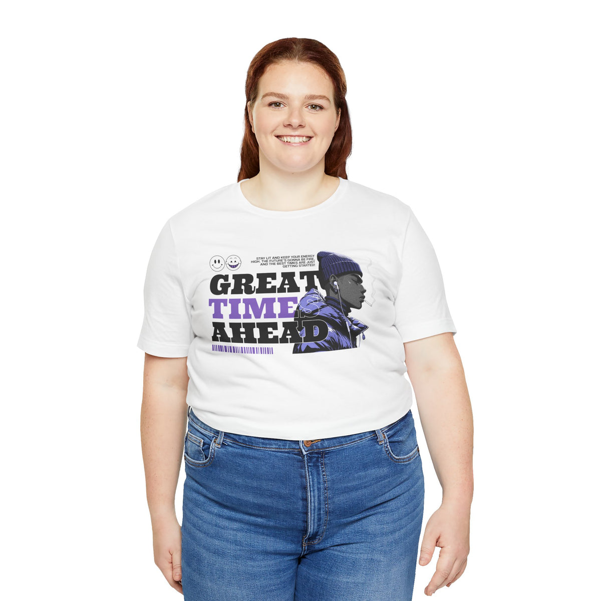 Great Times Ahead Graphic Tee — Motivational Streetwear T‑Shirt