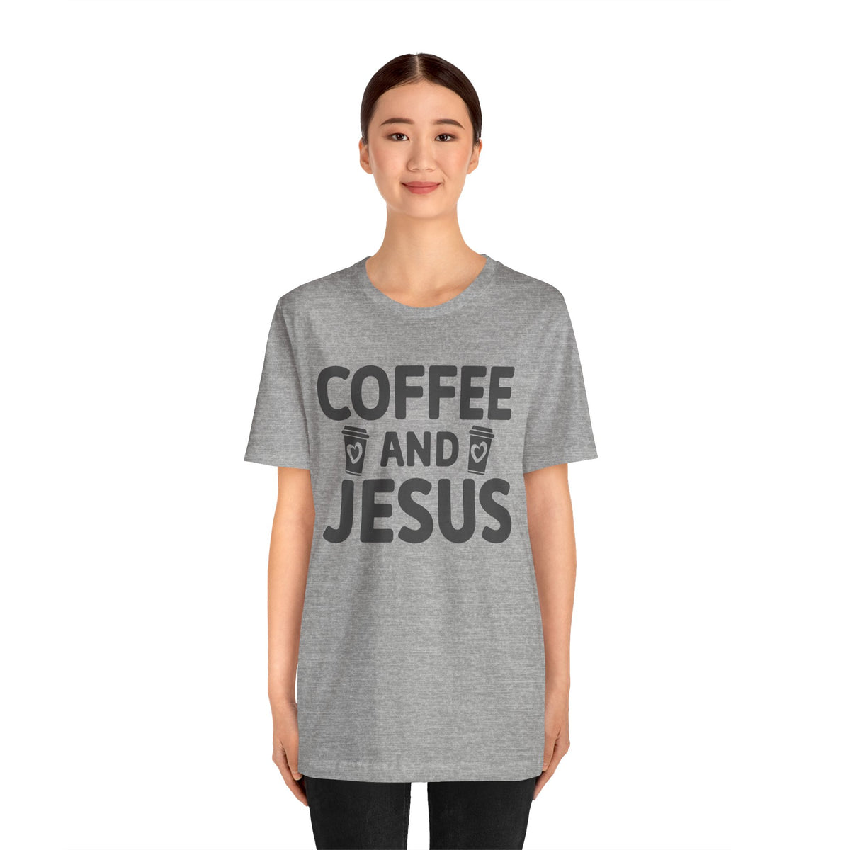 Coffee and Jesus T-Shirt — Christian Faith Graphic Tee