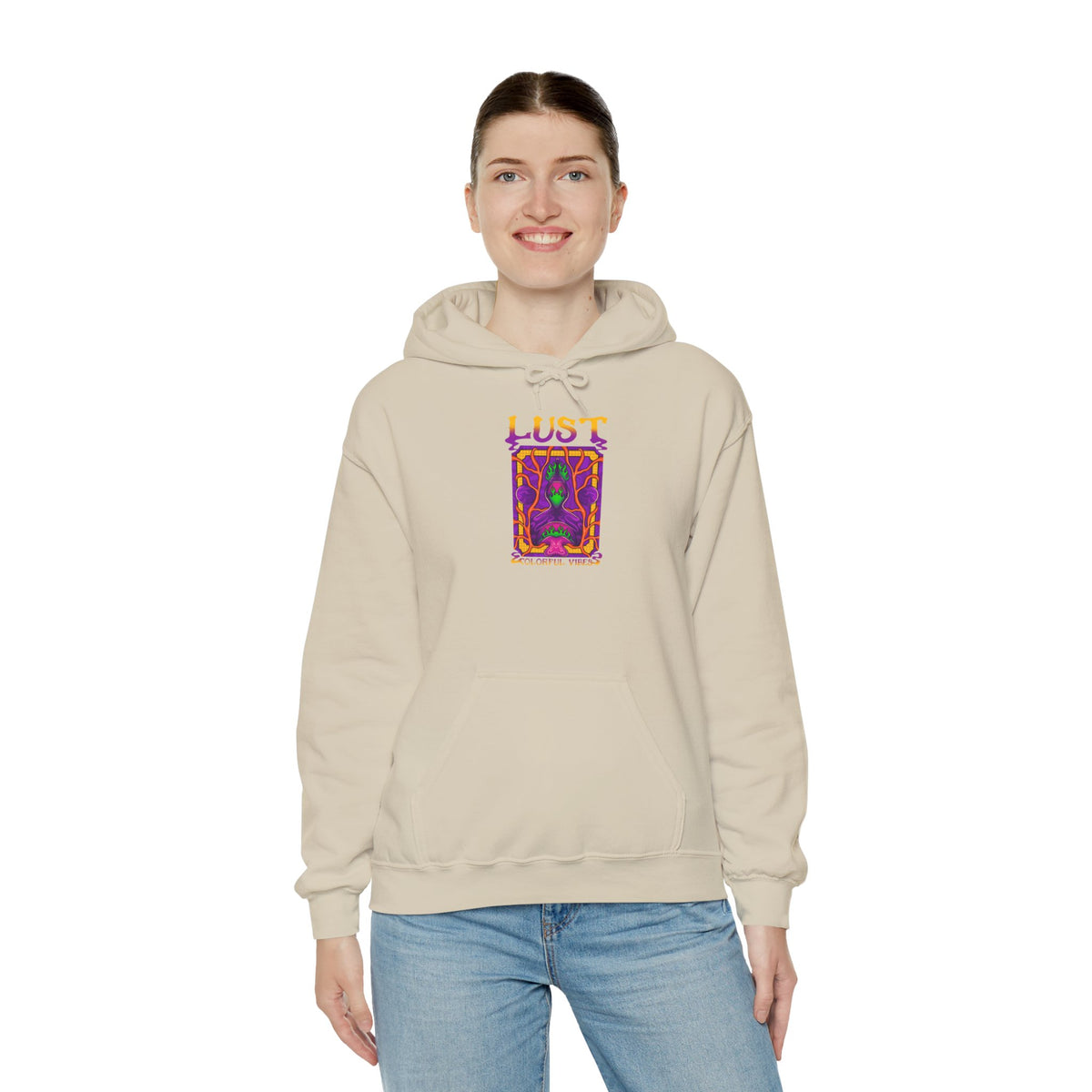 Lust Tarot Hoodie — Psychedelic Arcana Graphic Pullover
