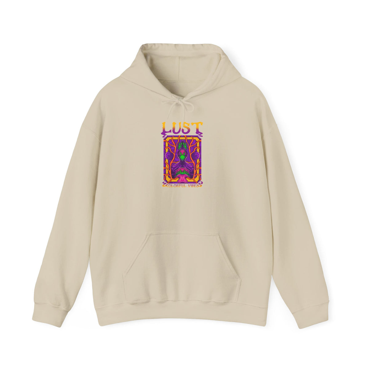 Lust Tarot Hoodie — Psychedelic Arcana Graphic Pullover