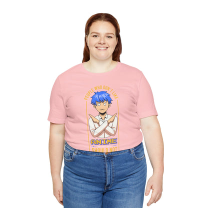Anime Skeptic T‑Shirt — "People Who Don’t Like Anime Should Not Be Trusted" Graphic Tee